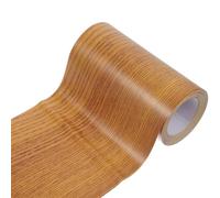 Healvian Moulure Adhésive Murale Imperméable en PVC Effet Bois 5 CM X 5 M, Autocollant Décoratif pour Salon, la Cuisine et Salle de Bain Nettoyage Facile à L'Éponge Humide