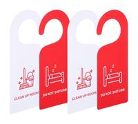Healvian Ne Pas Déranger Liste Bureau Porte Signe 4 Pièces Ne Pas Déranger Signe De Porte Hôtel Cintre De Porte Signes Cintre De Porte Signe Pour Porte D'Entrée Pvc Double Face Étiquette