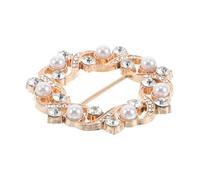 Healvian Noué Épingles De Sûreté Pour Les Vêtements Boucler Les Vêtements Clip De Boucle Décoratif Pinces à Foulard Pour Femmes Épingles à Boutons Pour Jeans Boucle De Cercle Alliage Silver