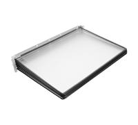 Healvian Organiseur Mural Dossiers A4 5 Pages en Fer et PVC pour Bureau Suspendu, Système de Présentation Pratique et Gain de Place, Accessoire de Rangement pour Documents Professionnels