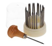 Healvian Outil de Gravure de Bijoux 23 Pièces Stylo Micro-Incrustation Diamant pour Perlage Artisanal Outil Précis pour Gravure Incrustation et Travail Détaillé de Bijoux