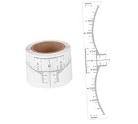Healvian Outil Professionnel 50 Pièces pour pour Maquillage et Threading Règle à Sourcils en Transparente pour Tracer et Définir L'angle des Sourcils