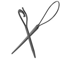 Healvian Outils de Coiffure pour Tresses 2 Pièces, Taille Standard, Outil de Tressage de Cheveux Noir, Accessoires pour Femmes, Stylisation Rapide, Usage Quotidien