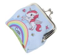 Healvian Pack De Pièces De Monnaie De Licorne Mini-Sac à Main Petit Bourse Mignon Sac à Main Licorne Pourse à La e à Femme Joli à pour Fille Portefeuille Métal