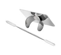 Healvian Palette De Mélange De Maquillage En Crème Plaque De Mélange De Fond De Teint Portable Spatule Pour Mélanger Les Fournitures