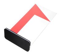 Healvian Panneau D'arbitre en Plastique Rouge pour Basket-Ball, Tableau de Pénalité Professionnel Léger et Compact, Accessoire de Compétition Flèche Indicatrice pour Contrôle du Jeu