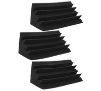 Healvian Panneaux d'insonorisation en mousse 3pcs diffuseur de son pour isolation des murs en studio d'enregistrement et karaoké
