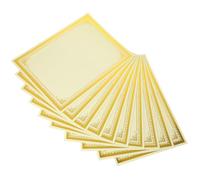 Healvian Papier D'impression de Certificats Vierges pour Remise de Diplôme, 10 Feuilles Khaki Pratiques en Papier pour Décoration et Usage à Domicile