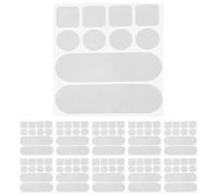 Healvian Patch de Réparation pour Casseroles et Seaux en Acier Inoxydable, Ruban Adhésif Résistant à Haute Température, Lot de 12 Feuilles, Kit Anti-fuite pour Marmites et Ustensiles