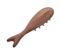 Healvian Peigne À Cheveux En Bois De Santal Pour Femmes Grattoir À Dents Brosse À Dents Tête De Baleine Style Cuir Chevelu Outils Antipelliculaires En Bois Pour Réduire Dreadlocks