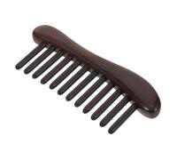 Healvian Peigne de Massage Bois de Santal Fait Main pour Chevelu Cheveux avec Pochette de Rangement Démêleur Naturel