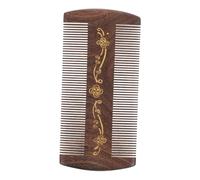 Healvian Peigne De Toilettage Bois Pour Animaux De Compagnie Peigne à Dents Fines Pour Éliminer Pellicules Poils Des Chats Chiens Outil De Coiffure