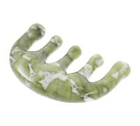 Healvian Peigne Jade Vert Small Comb pour Femmes Massage Chevelu Anti-pelliculaire Peigne de Coupe et Relaxation Scalp et Portable pour Usage Quotidien