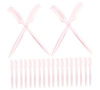 Healvian Peignes à Cils et Sourcils 100 Pièces Mini Taille, Brosses à Mascara Portables, Outil de Soin des Sourcils pour Maquillage Professionnel et Usage Personnel, Couleur Aléatoire