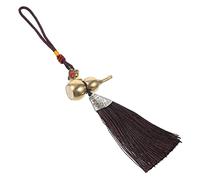 Healvian Pendentif Pompon En Forme De Gourde Pendentif En Cuivre Breloques À Faire Soi-Même Porte-Clés Breloque En Forme De Gourde Ornement De Gourde Suspendu Porte-Clés En Métal