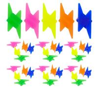 Healvian Perles pour Rayons de Vélo en Plastique Colorées 36 Perles par Paquet Accessoires Décoratifs pour Roues de Vélo d'Garçon et Filles et VTT Clips Légers pour Décoration de Rayons