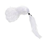 Healvian Perruque Avocat Juge Accessoire pour Cosplay et Déguisement Perruque pour Spectacle