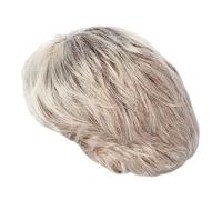 Healvian Perruque Courte Synthétique Cheveux Lisses Noire Ou Blonde Pour Femme Adulte Adaptée Fête Et Quotidien