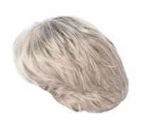Healvian Perruque Femme Courte Lisse Noire Ou Blonde Cheveux Synthétiques Pour Fête Et Quotidien