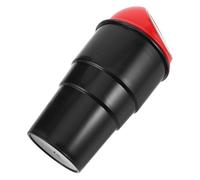 Healvian Petite Poubelle de Voiture Ronde en Plastique Solide Rouge Mini Poubelle de Rangement Multifonction pour Intérieur Auto Bureau et Maison Accessoire Pratique pour Déchets et