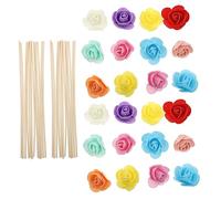 Healvian Pièces Fleurs Décor À La Maison Diffuseurs D'Huiles Essentielles pour Diffuseur De Parfum À La Maison Diffuseur De Roseaux Bâtons De Diffuseur De Roseaux Bâtons De Roseau