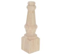 Healvian Pied de Table en Bois Massif Forme Carrée Stable de Style Européen Classique Capacité de Charge Élevée, pour Meuble et Projet DIY Personnalisé pour Meuble et Projet DIY