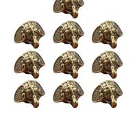 Healvian Pieds de Support Style Rétro Délicat 10pcs pour Meubles en Plastique Or, Petits Pieds Décoratifs Élégants et Pratiques pour Boîte à Bijoux pour Accessoires Maison