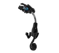 Healvian Piercing Nombril en Acier Inoxydable avec Cristaux Étincelants, Motif Chat Adorable, Petit Bijou de Corps pour Femmes, Bijou de Piercing Nombril, Usage Quotidien et Occasions