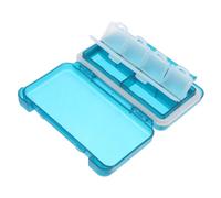 Healvian pilulier de voyage boite pharmacie transporteur Petit récipient voyage organisateur Titulaires organisateur hebdomadaire organisateur grand cas petit pp Green