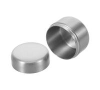 Healvian Pilulier Étanche En Métal Petite Bouteille Étanche Organiseur De De Voyage Pilulier Portable Petits Pots De Rangement Acier