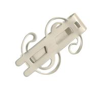 Healvian Pince à Billets Fine en Acier Inoxydable, Clip Métallique Compact, Porte-Cartes Multifonction pour Homme, Usage Quotidien Bureau Et École, Petite Taille Acier Brossé