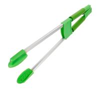 Healvian Pince de Préhension Ramasseur Déchets Courte 52 Cm Tête Antidérapante Double Tube Verte Outil Ramassage pour Adultes Nettoyage Intérieur Extérieur