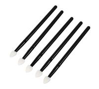 Healvian Pinceau à Fard à Paupières En Silicone 5pcs Pinceau Créatif Pour Maquillage Taille Standard Multi-fonctionnel Pour Types De Maquillage Application Facile Set Tête Semi-transparente