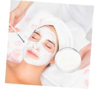 Healvian Pinceau Applicateur Masque Facial avec Bol et Outil Exfoliant pour Soin Peau Brosse Éventail pour Gommage et Épurateur