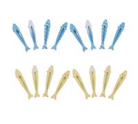 Healvian Pinces à Cheveux 16 en Alliage de Poisson Gestion des Mèches sans Trace Accessoires Mignons pour Femmes et Filles pour Festivals et Fêtes