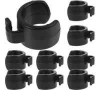 Healvian Pinces pour Câbles de Microphone Faciles à Installer Lot de 20 en Plastique Noir, Diamètre 20mm pour Organisation de Câbles en Streaming en Extérieur