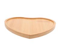 Healvian Plateau en Bambou Vierge Cœur Xl pour Loisirs Créatifs, Socle Stable pour Mosaïque, Sous-verre Décoratif Naturel, Accessoire DIY pour Décoration Intérieure et Napperon de Table