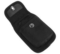 Healvian Pochette Porte-Moufles en Nylon Noir Sacoche Utilitaire Compacte pour Ceinture Étui Résistant pour Accessoires de Sécurité et Activités en Extérieur 1 Pièce