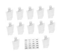 Healvian Pochettes De Voyage Vides 13 Pièces 50ml, Sachets D'émulsion Portables Compressibles En Plastique Transparent, Recharges Légères Pour Cosmétiques, Soins Peau Et Voyages