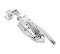 Healvian Poignée de Porte pour Four et Congélateur en Alliage de Zinc, Loquet de Porte Encastré Robuste, Jeu de Fixation pour Réparation de Poignée de Chambre Froide, Quincaillerie