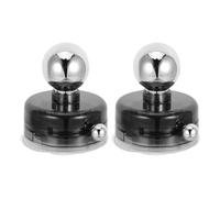 Healvian Poignées à Ventouse Puissantes 2pcs pour Portes de Réfrigérateur et Fenêtres, Installation sans Perçage, Design Moderne en Plastique, Cuisine Intérieure