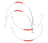 Healvian Poignées de Seau Robustes en Acier Galvanisé 32 CM Lot de 4 Pièces Rouges Accessoires Universels pour Seaux Renforcés Usage Industriel et Manutention