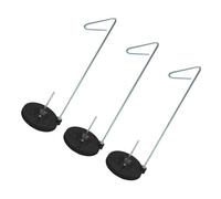 Healvian Porte-Bobines pour Machine à Coudre Base en Plastique Support à Bobine Unique Rotatif Ensemble de 3 Pièces Compatible Usage Domestique et Industriel pour Grandes Bobines et