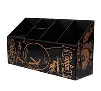 Healvian Porte-ciseaux de Coiffeur Noir en Abs Léger Mousse Eva, Boîte de Rangement Sécurisée et Organiseur pour Salons et Usage Familial