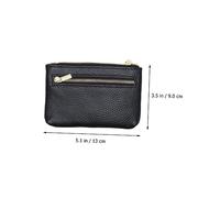 Healvian Porte-Monnaie Cuir avec Fermeture Éclair pour Ranger Et Billets pour Poche De Pantalon Ou Sac à Main