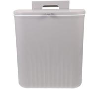 Healvian Poubelle Suspendue avec Couvercle 9l en Pp Cuisine Moderne, Design Pratique avec Capacité Solide, Rangement des Déchets Domestiques