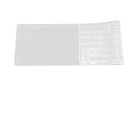 Healvian Protection de Clavier en Forme de Chocolat en Silicone Transparent, Anti-poussière, Ajustement précis, Compatible avec Dell KB216 Wired Keyboard, Clavier de Bureau, 1 PC