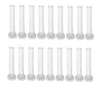 Healvian Protections Anti-Perçage Boucle d'Oreille Transparent 50Pcs Manchons en Plastique Anti-Allergiques pour Piercings Sensibles Accessoires de Sécurité Surface