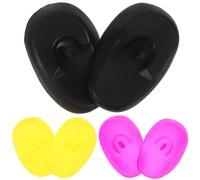 Healvian Protections D’oreilles en Silicone 3 Paires Anti-tache et Étanches pour Coloration Capillaire, Soins Cheveux, Coiffure à Domicile et Salon Professionnel