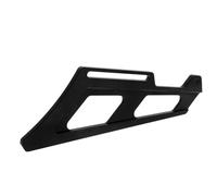 Healvian Protège-chaîne Inférieur pour Moto Hors-piste en Alliage D'aluminium Noir, Cache-chaîne Arrière Motocross Résistant, Protection de Chaîne Robuste pour Pistes et Chemins